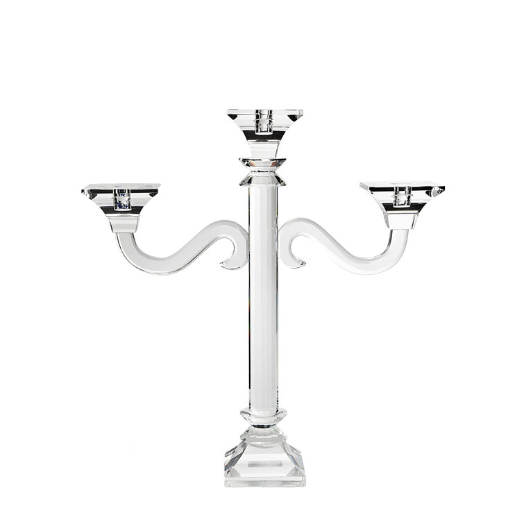 Ricci Argentieri 18" Crystal Tabletop Candelabra Wayfair